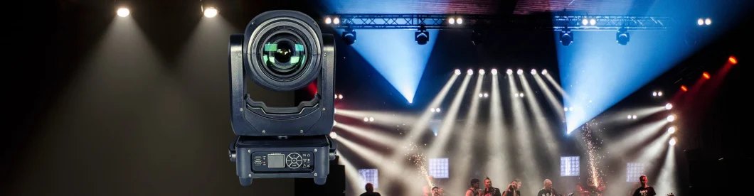 250W 3-in-1 9 Color Plates + White Light DMX-512 540° Pan LED Effect Laser Dancing Moving Head Lights Beam Stage Light LED Mini Wash Moving Spot Light