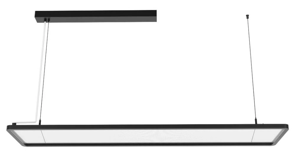 OEM ODM Mirrow Round Corner Hanging Commericial Residential High End Class Anti Glare 4FT 5FT 50W 60W Dali Dimmable LED Pendent Lamp LED Panel Light for Office