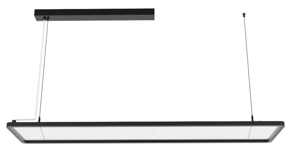 OEM ODM Mirrow Round Corner Hanging Commericial Residential High End Class Anti Glare 4FT 5FT 50W 60W Dali Dimmable LED Pendent Lamp LED Panel Light for Office