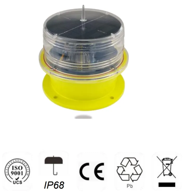LED Solar Marine Lantern Light Photocell Die-Casting GPS IP68 80m/S Platformy morskiej wiatrowej 3