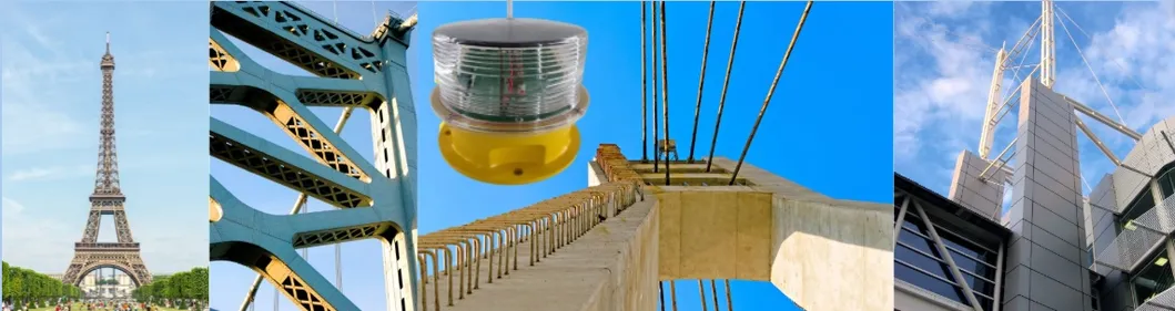 LED Solar Marine Lantern Light Photocell Die-Casting GPS IP68 80m/S Platformy morskiej wiatrowej 14