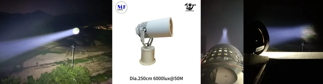 Szperacz LED 200W 300W IP66 Wodoodporny Stalowy Antykorozyjny 1000m 3000m Statek Morskie Łódź Zdalne Wyszukiwanie Reflektor Ratowniczy 15
