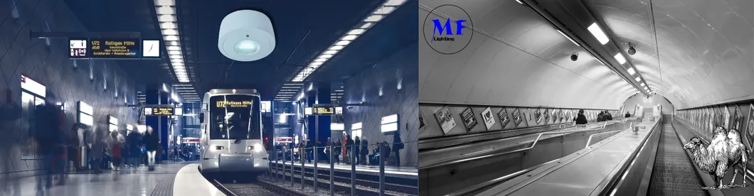 Panel Down Light LED Panika awaryjna ucieczka znak wyjścia światło IP65 Bateria zapasowa ponownie ładowalna Szkoła publiczna Szpital Biały 12