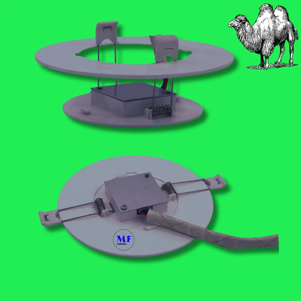 Światło awaryjne typu downlight, znak ewakuacyjny, 3h, IP65, zasilanie bateryjne, do sklepu, warsztatu, centrum handlowego 0