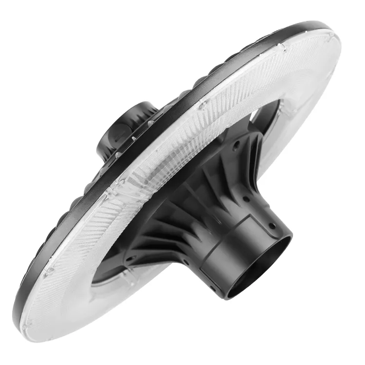 Regulowana lampa ogrodowa LED 150W IP65 Wbudowana wodoodporność 130lm/W Okrągła Czarna Na dziedziniec Park Podwórze Na słupek 4
