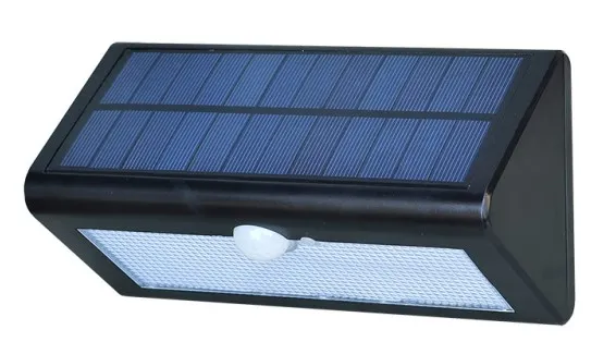 LED Światło ścienne Moderne Nowel Smart Simple Lithium Battery Monokrystaliczny Czarny IP66 Wodoszczelne 0