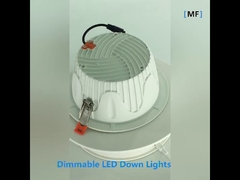 Oprawy sufitowe LED z powłoką przeciwodblaskową 90Ra Możliwość przyciemniania IP44