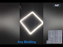 Biała ramka LED 80Ra Oświetlenie panelu 60 CM * 60 CM 35000 godzin