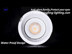 10 - 15W Reflektory LED do wbudowania Montowane na suficie Regulowane