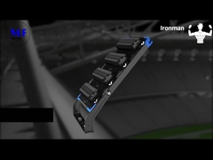 250-1250W regulowany IP66 5 lat Wattanty LED wysoki maszt światło z ochroną przed przegrzaniem dla sportów Fie