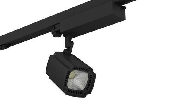 50Watt LED Track Lighting Aluminum Alloy Matt Black 5 Years Warranty