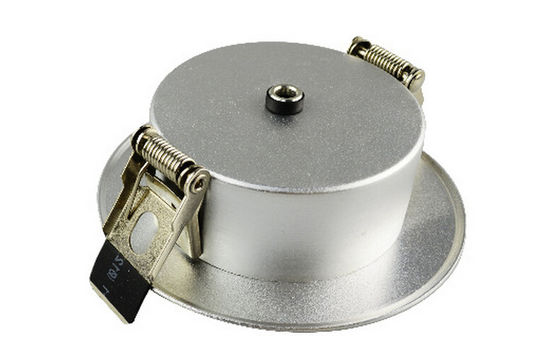 CRI 80 15 Watt 1380 Lumen Silver / White LED Ceiling Lighting Dimmable Down lights