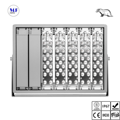 Modular IP67 60W-300W LED Flood Light With RGB Dali Dimming For Viaduct Overpass Crane Hoist Cave Sport Field
