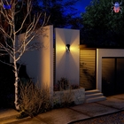 Waterproof Aluminum Ip65 Outdoor Solar Wall Lamp Led Wall Light With Pir Sensor For Villa Park R Garden