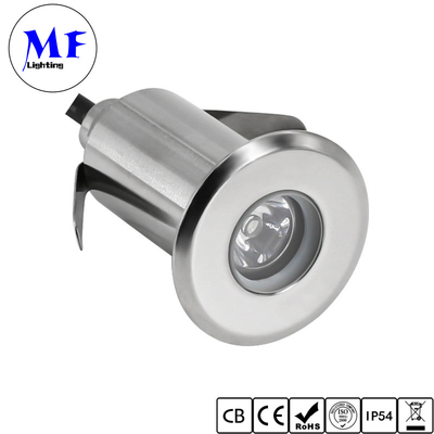 Factroty Price RGB 3W Underwater Spot Light LED Lights Swimming Pool Light IP68 316SS Stainless Steel  Dia 52mm