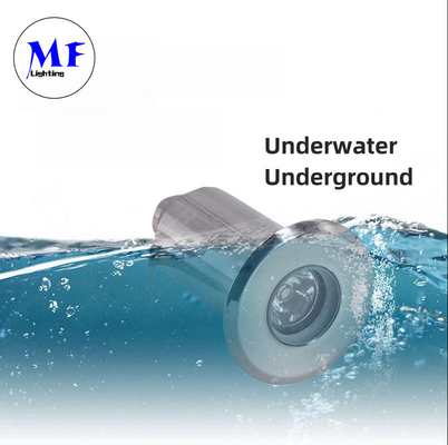 Factroty Price RGB 3W Underwater Spot Light LED Lights Swimming Pool Light IP68 316SS Stainless Steel  Dia 52mm