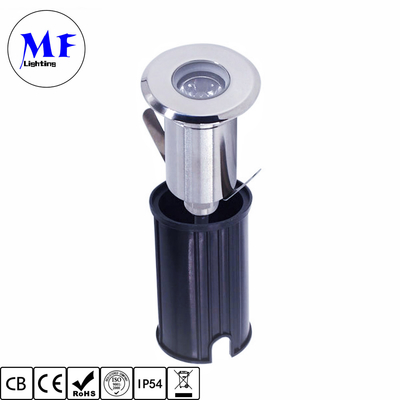 Factroty Price RGB 3W Underwater Spot Light LED Lights Swimming Pool Light IP68 316SS Stainless Steel  Dia 52mm
