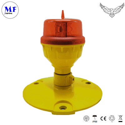 Red IP66 ICAO Low-Intensity L810 Single Aviation Obstruction Light For High Building Bridge Tower Crane
