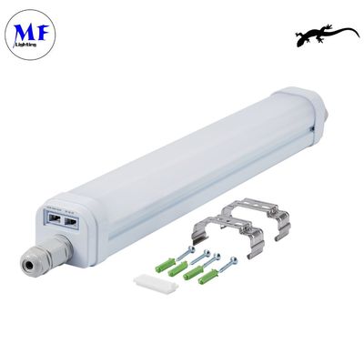 160lm/W IP66 LED Triproof Light IK08 18W36W80W with Emergency Sensor
