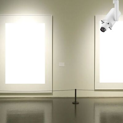 Factory Price 28W Fixed 55° Full Focal Length Dustfree LED Shapeable Contour Track Light for Art Gallery and Museums
