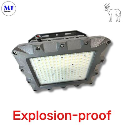 Explosion Proof Flood Light ATEX IECEx Zone 1 & 2 Ex db eb LED Oil Refinery, Chemical Industrial, Mining, 50W-400W, IP66 IK10, 5-Year Warranty for Hazardous Area