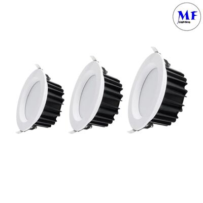 Spot SMD Recessed Smart CCT Power Adjustable Dimming DALI 0-10V Triac 120° White IP40 Downlight 5W/7W/10W/12W/15W/20W/25W/30W/35W/40W/45W/50W LED Down Light