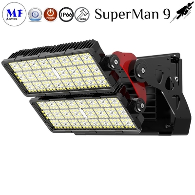 Zewnętrzne światło świetlne LED Światło świetlne Wysokiej mocy oświetlenie IP67 1200W wodoodporne Ik10 155lm/W dla boisk sportowych