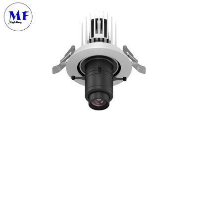 20W regulowalny zoom LED Kontur reflektor Gobo Projektor Gimbal Track Light z Tridonic Driver dla dynamicznych efektów oświetleniowych