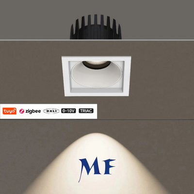 Down Light LED Square Spotlight Residential Hotel Coffee Store Commercial Restaurant No Glare Dali Dim Tuya Zigbee Ik07 IP44 5W 7W 10W 12W15W W