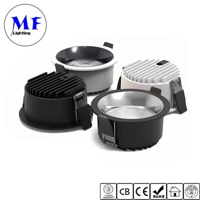 20W 50W 70W 100W 160LM/W LED Downlight z możliwością regulacji mocy, wysoka moc, SMD, wpuszczany w sufit, z szerokim kątem świecenia 120°