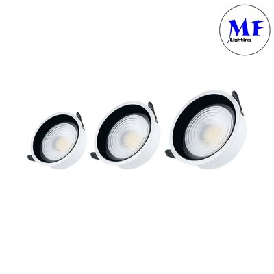 Inteligentne ściemniane CCT z regulacją mocy, aluminiowe wpuszczane światło typu downlight 7W/10W/12W/15W/18W/20W/25W/30W/35W/40W/45W/50W/60W/70W/80W/100W LED Down Light