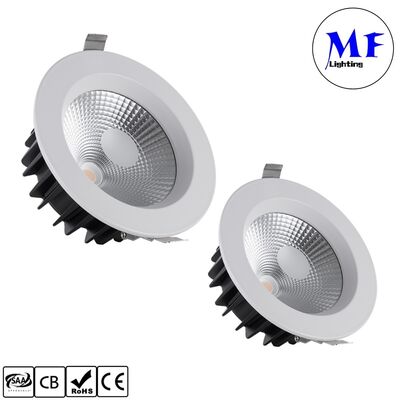 15W 100lm/W Spot Downlight Triac /0-10V/Dali-2/Tuya Zigbee Zmniejszający kąt wiązki 60° Wylotowy przeciwlśniak COB LED Down Light dla obiektów komercyjnych i mieszkaniowych