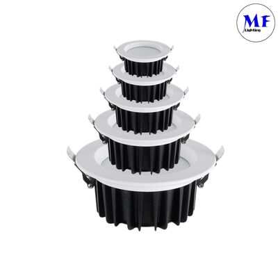 Spot SMD Wpuszczany Smart CCT Regulowana Moc Ściemnianie DALI 0-10V Triac 120° Biały IP40 Downlight 5W/7W/10W/12W/15W/20W/25W/30W/35W/40W/45W/50W LED Down Light