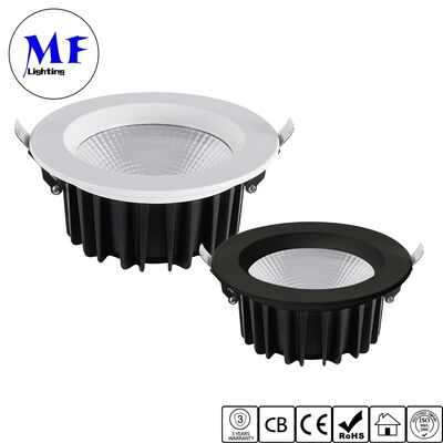 50W Wysokiej mocy COB LED Downlight Wpuszczany 100LM/W Ściemnialny IP40 Wewnętrzny Regulowany CCT Antyodblaskowy Panel Sufitowy do Oświetlenia Komercyjnego