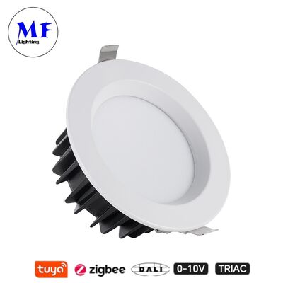 15W 100lm/W Reflektor LED z regulacją CCT CRI90 Triac /0-10V/Dali-2/Tuya Zigbee Ściemnialny Kąt świecenia 60° Wpuszczany Antyodblaskowy SMD do zastosowań komercyjnych i mieszkalnych