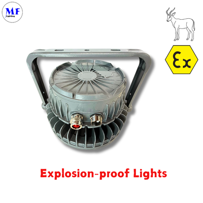 Lampa LED Highbay IP66 IK08 Atex przeciwwybuchowa 140LM/W IP66 IK08 50W 100W 150W 200W 300W 400W z soczewką ze szkła hartowanego dla stref niebezpiecznych w przemyśle naftowym, gazowym, chemicznym i górniczym