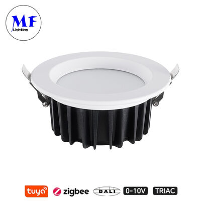 Ceny fabryczne IP40 CCT regulowany Triac Dali Tuya zmniejszalny Smart Zigbee 15W SMD LED Wylotowy Spot Down Light do kuchni Przemysł Sprzedaż detaliczna Przestrzeń handlowa