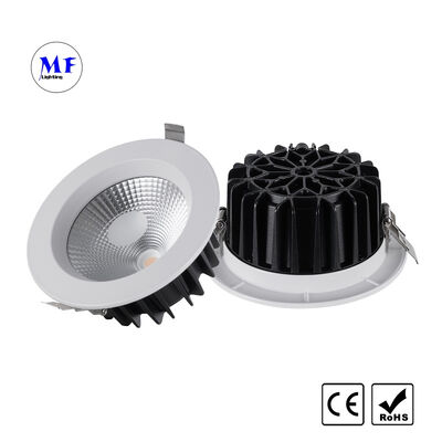 Ceny fabryczne COB LED Wylotowe światło w dół 30W Triac 0-10V Dali-2 Dt6 Dt8 Zgaszalne Tuya Zigbee Tuya WiFi Smart Control Ugr<19 Aluminiowe światło w dół